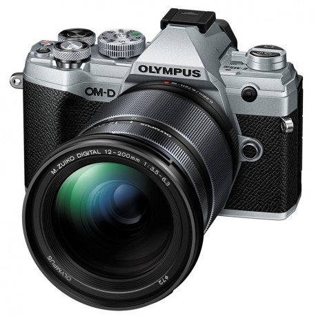 Camera Olympus OM-D E-M5 MARK III (silver) + Lens Olympus M. Zuiko Digital 12-200mm f / 3.5-6.3 ED