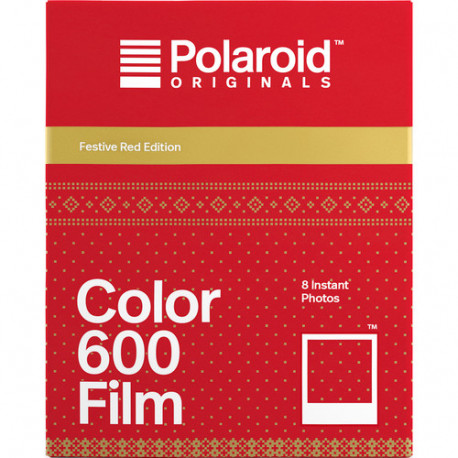 POLAROID ORIGINALS 600 COLOR FILM FESTIVE RED FRAME EDITION