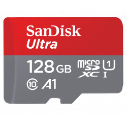 Memory card SanDisk 128GB Ultra A1 Micro SDXC Card with Adapter