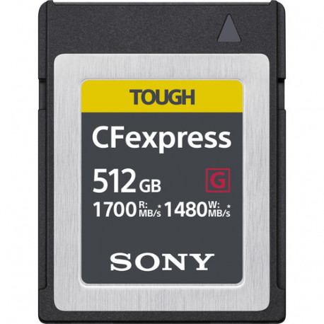 SONY TOUGH CFEXPRESS 512GB R:1700MB/S W:1480MB/S CEB-G512