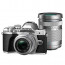 Camera Olympus E-M10 III (сребрист) + Lens Olympus MFT 14-42mm f/3.5-5.6 II R MSC + Lens Olympus MFT 40-150mm f/4-5.6 R MSC silver