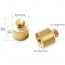 SMALLRIG 1069 THREAD ADAPTER WITH FEMALE 1/4'' TO MALE 3/8''