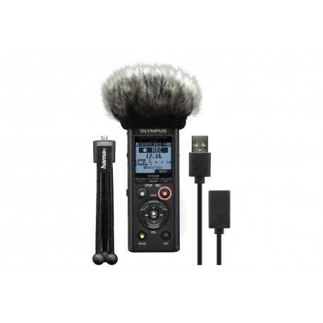 Olympus LS-P4 Linear PCM Recorder Podcaster Kit