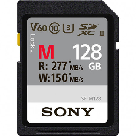 SONY SDXC 128GB UHS-II R:277MB/S W:150MB/S U3 V60 SF-128M
