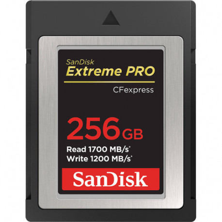 SANDISK EXTREME PRO CFEXPRESS 256GB R:1700/W:1200 MB/S SDCFE-256G-GN4NN