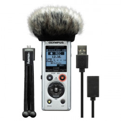 аудио рекордер OM SYSTEM (Olympus) LS-P1 LineArt PCM Recorder Podcaster Kit аудио рекордер OM SYSTEM (Olympus) LS-P1 LineArt PCM Recorder Podcaster Kit