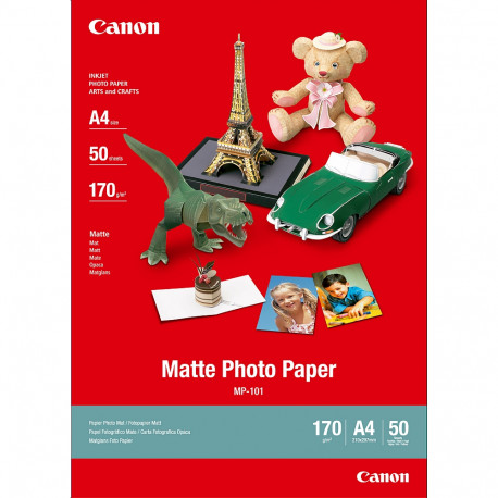 CANON MP-101 A4 MATTE PHOTO PAPER 50 SHEETS