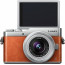 фотоапарат Panasonic GX800 (кафяв) + обектив Panasonic Lumix G 12-32mm f/3.5-5.6 MEGA OIS (сребрист)