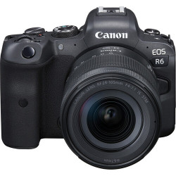 фотоапарат Canon EOS R6 + обектив Canon RF 24-105mm f/4-7.1 IS STM + батерия Canon LP-E6NH Battery Pack