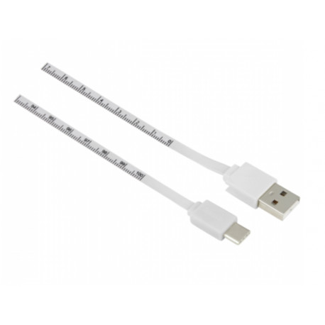 HAMA 12328 USB-C CABLE 1M WHITE/YELLOW