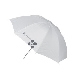 Quadralite Бял дифузен чадър 150 см