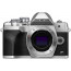 фотоапарат Olympus OM-D E-M10 Mark IV (сребрист) + обектив Olympus MFT 45mm f/1.8 MSC