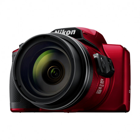 Camera Nikon CoolPix B600 (red) + Bag Nikon Case P-08 (Black)