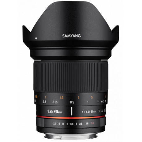 Samyang 20mm f / 1.8 ED AS UMC - Nikon F
