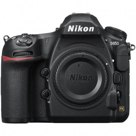 DSLR camera Nikon D850 + Case Vanguard Alta Fly 49T + Accessory Nikon 100-TH Anniversary Premium Camera Strap (черен)