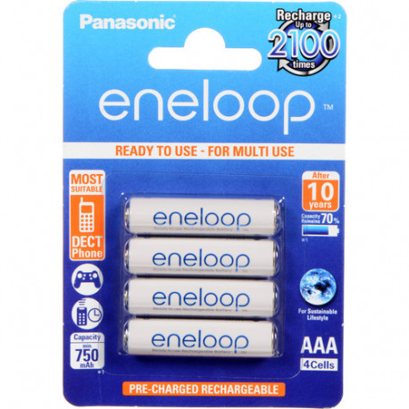Panasonic Eneloop AAA 4 pcs. 750mAh