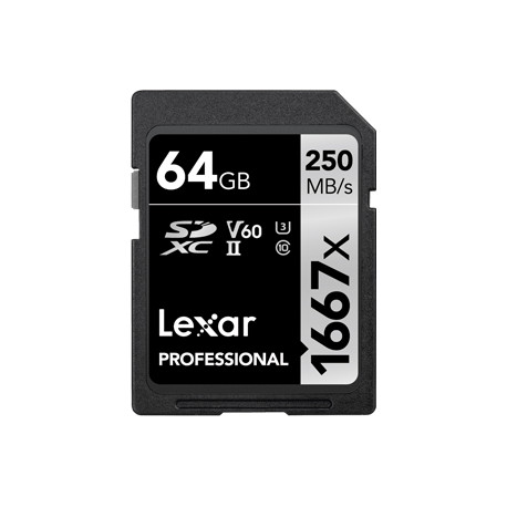 Lexar Professional SDXC 64GB 1667x UHS-II
