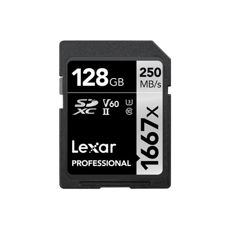Professional SDXC 128GB 1667x UHS-II
