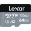 LEXAR PROFESSIONAL MICRO SDXC 64GB 1066X UHS-I R160/W70MB/S U3 LMS1066064G-BNANG