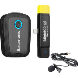 микрофон Saramonic Blink500 B3 Wireless Mic System Lightning Receiver (приемник и предавател + микрофон брошка)