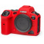 EasyCover ECCR5R Силиконов протектор за Canon EOS R5/R6 (червен)
