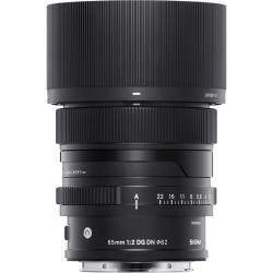 обектив Sigma 65mm f/2 DG DN Contemporary - Sony E (FE) + аксесоар Sigma CH-11 Магнитен държач за капачки за обективи + филтър Sigma Protector Filter 62mm