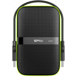 HDD Silicon Power Armor A60 2TB 2.5 &quot;USB 3.1 (black / green)