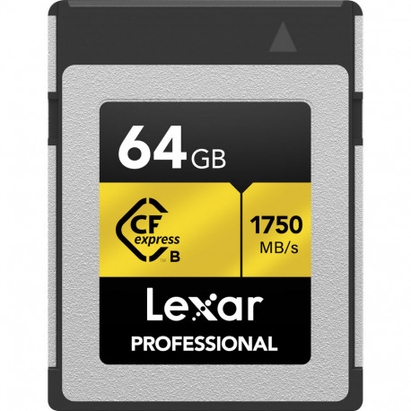 LEXAR CFEXPRESS 64GB R1750/W1000 MB/S TYPE B LCFX10-64GCRB