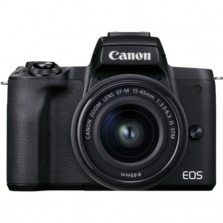 Camera Canon EOS M50 Mark II (black) + Lens Canon EF-M 15-45mm f / 3.5-6.3 IS STM