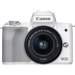 Camera Canon EOS M50 II (white) + Canon EF-M 15-45mm f / 3.5-6.3 IS STM lens