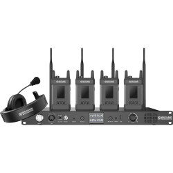 трансмитер Hollyland Syscom 1000T 4B Full-Duplex Intercom System (4x Beltpack + Headset)