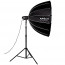  Lighting NanLite Forza 300 LED Monolight + Softbox NanLite Parabolic Softbox Easy Up 90 cm