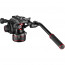 Manfrotto MVK608TWINGA Nitrotech 608 Fluid Video Head + Alu Twin GS Ground Spreader Tripod