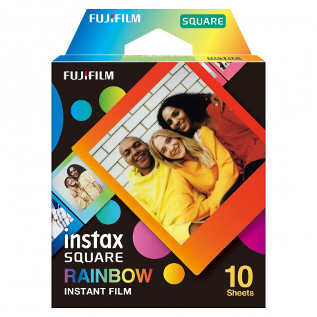FUJIFILM INSTAX SQ INSTANT FILM 10 RAINBOW