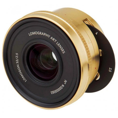 Lomo Lomogon 32mm f / 2.5 - Canon EF (Brass)