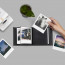 Instant Camera Polaroid Now 2 (black/white) + Film Polaroid I-Type color + Album Polaroid Photo album for 40 photos