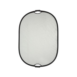 Reflector Quadralite White-Silver Reflector with Grip 90x120 cm