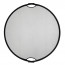 Quadralite White-Silver Reflector with Grip 110 cm