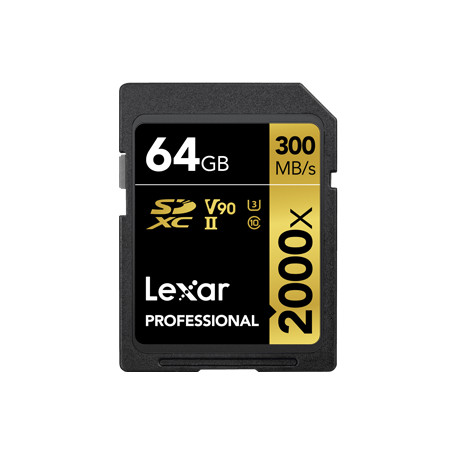Lexar Professional SDXC 64GB 2000x UHS-II
