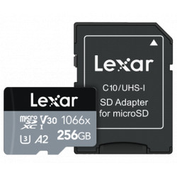 карта Lexar Professional Micro SDXC 1066X UHS-I 256GB