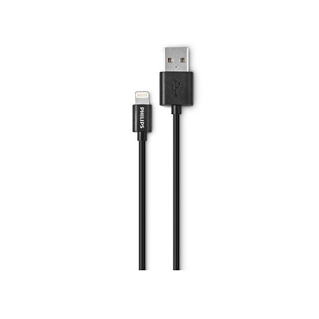 Accessory Philips DLC2404V USB to Lightning cable 1m (black)