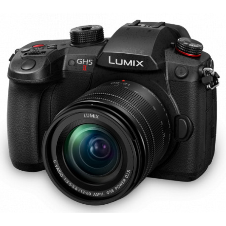  Panasonic Lumix GH5 II + Lens Panasonic Lumix G Vario 12-60mm f / 3.5-5.6 Asph. Power OIS + Battery Panasonic DMW-BLK22E Battery Pack