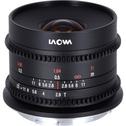 Lens Laowa 9mm T2.9 Zero-D Cine - Canon EOS R (RF)