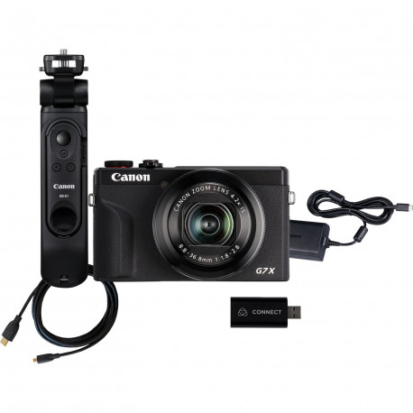 Camera Canon PowerShot G7 X Mark III Live Streaming Kit + Memory card Lexar Professional SDXC 64GB R: 100 / W: 90MB / s Camera Canon PowerShot G7 X Mark III Live Streaming Kit + Memory card Lexar Professional SDXC 64GB R: 100 / W: 90MB / s