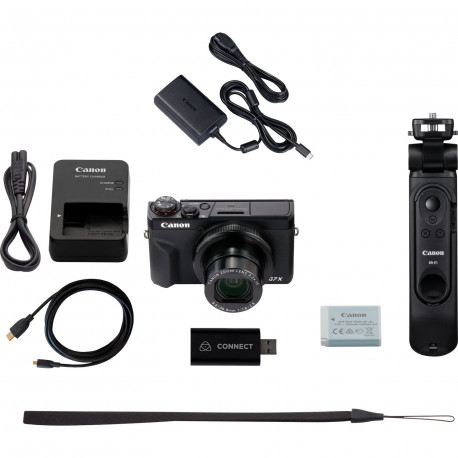 Camera Canon PowerShot G7 X Mark III Live Streaming Kit + Memory