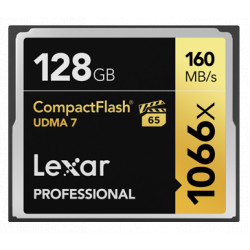 Memory card Lexar Professional 1066x Compact Flash 128GB