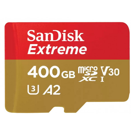 Memory card SanDisk Extreme Micro SD 400GB UHS-I U3 with adapter