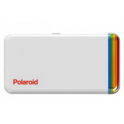 принтер Polaroid Hi-Print 2x3 Pocket Photo Printer (бял) + фото филм Polaroid Hi-Print 2x3 Paper Cartridge (20 бр.)