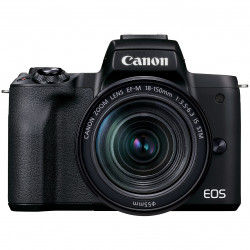 фотоапарат Canon EOS M50 Mark II (черен) + обектив Canon EF-M 18-150mm f/3.5-6.3 IS STM