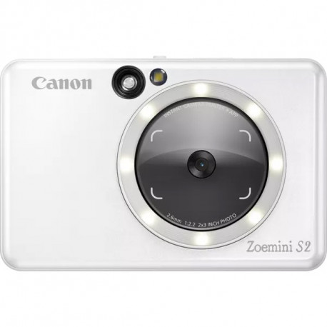 CANON ZOEMINI S2 WHITE INSTANT CAMERA PRINTER